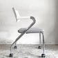 ヴィトラ vitra ビザロール Visaroll デスクチェア ミーティングチェア グレー系 ファブリック キャスターベース スタッキング アントニオ・チッテリオ B ■