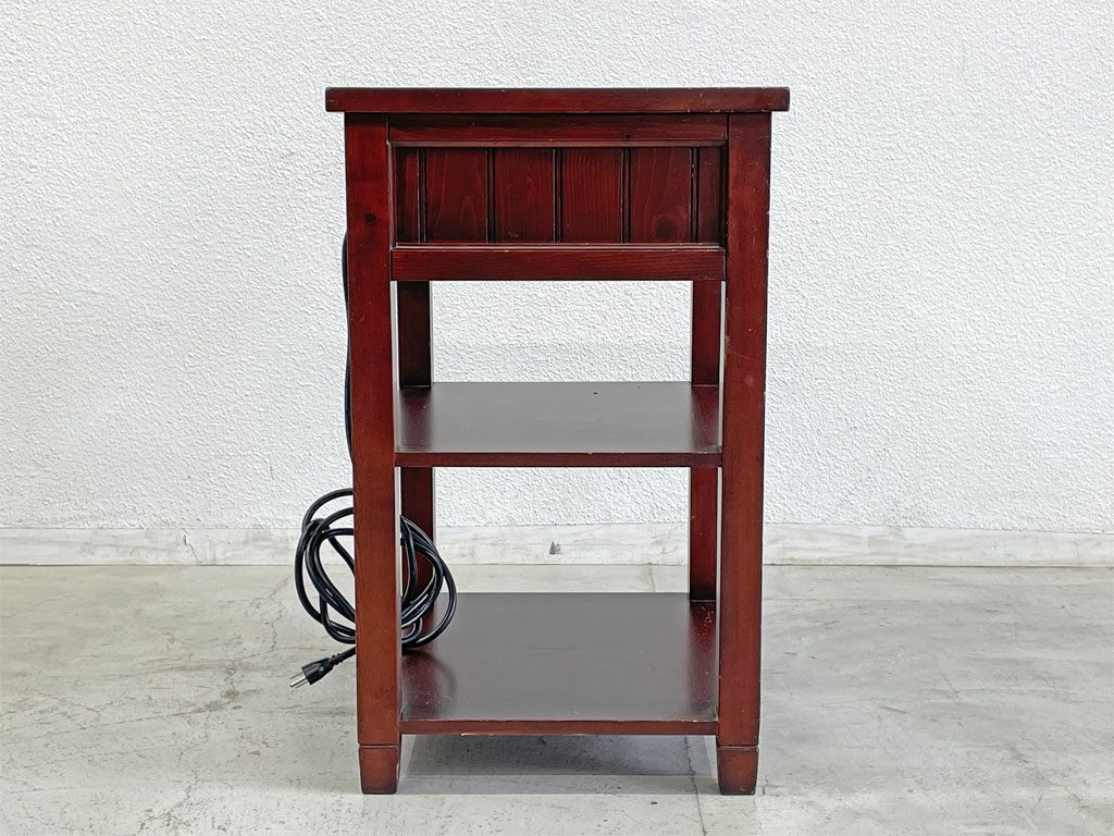 ポッタリーバーン Pottery Barn ビーズボード ナイトスタンド Beadboard Nightstand サイドキャビネット ナイトテーブル ベッドサイドスタンド〓