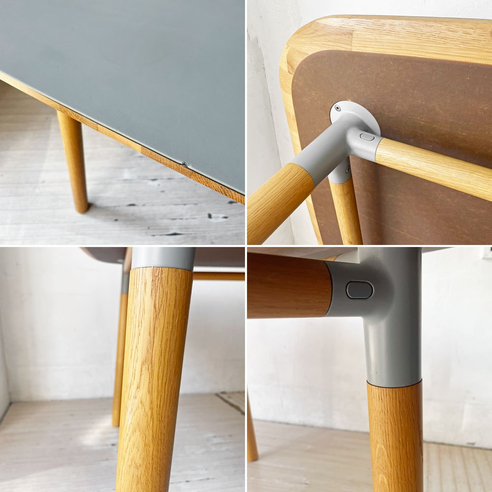 ノーマンコペンハーゲン normann COPENHAGEN フォーム Form ダイニングテーブル Simon Legald リノリウム天板 デンマーク 北欧家具 参考定価約30万円 ★