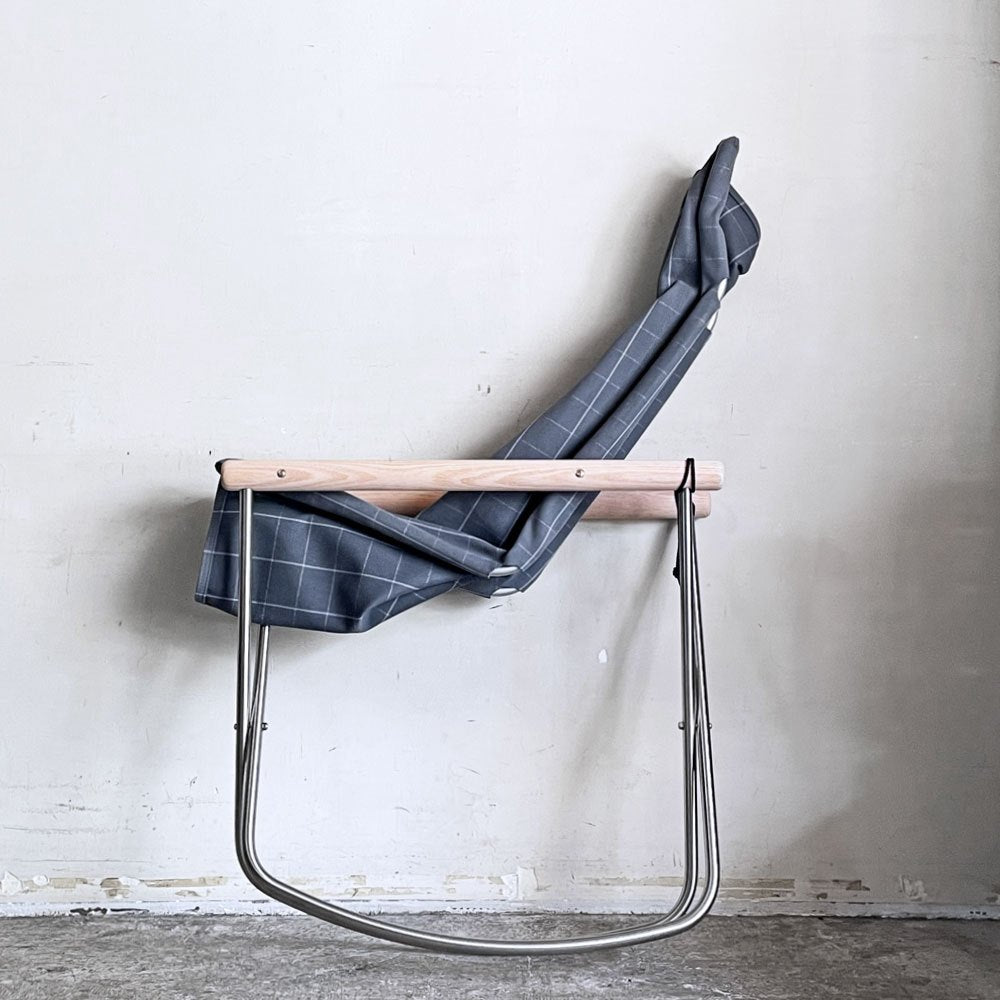 藤栄 FUJIEI ニーチェアX NY Chair X シキリ Shikiri フォールディングチェア ロッキングチェア 新居 猛 ■