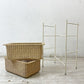 イデー IDEE ワラビー WALLABY バスケットスタンド BASKET STAND ラタン スチール ホワイト ●