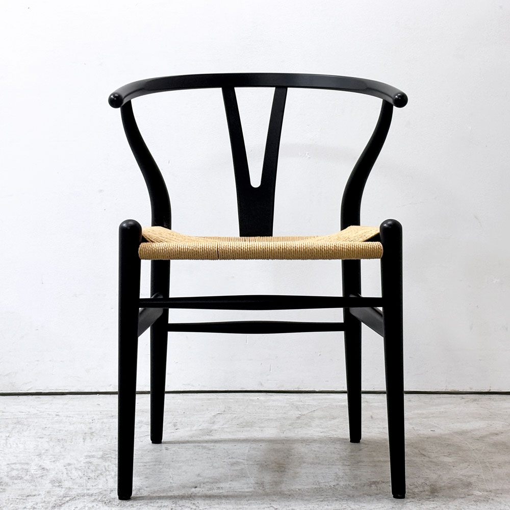カールハンセン&サン Carl Hansen&Son Yチェア CH24 ハンス J. ウェグナー ビーチ材 ブラックラッカー 北欧家具 デンマーク ●