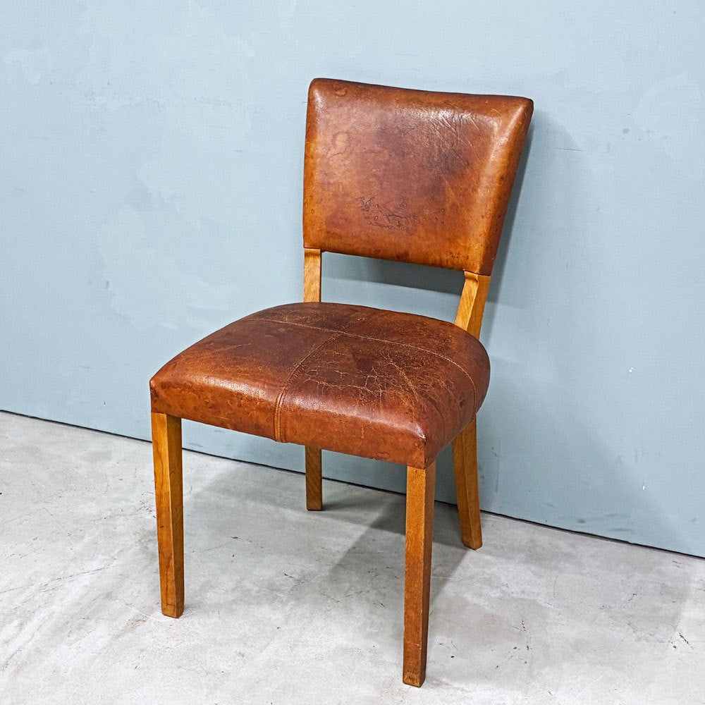トラックファニチャー TRUCK FURNITURE エスアールチェア SR CHAIR ダイニングチェア ナラ無垢材 本革 ビンテージスタイル ◎