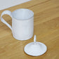アスティエドヴィラット Astier de Villatte キーモチーフ 蓋付き マグカップ ARTS&SCIENCE フランス ◎