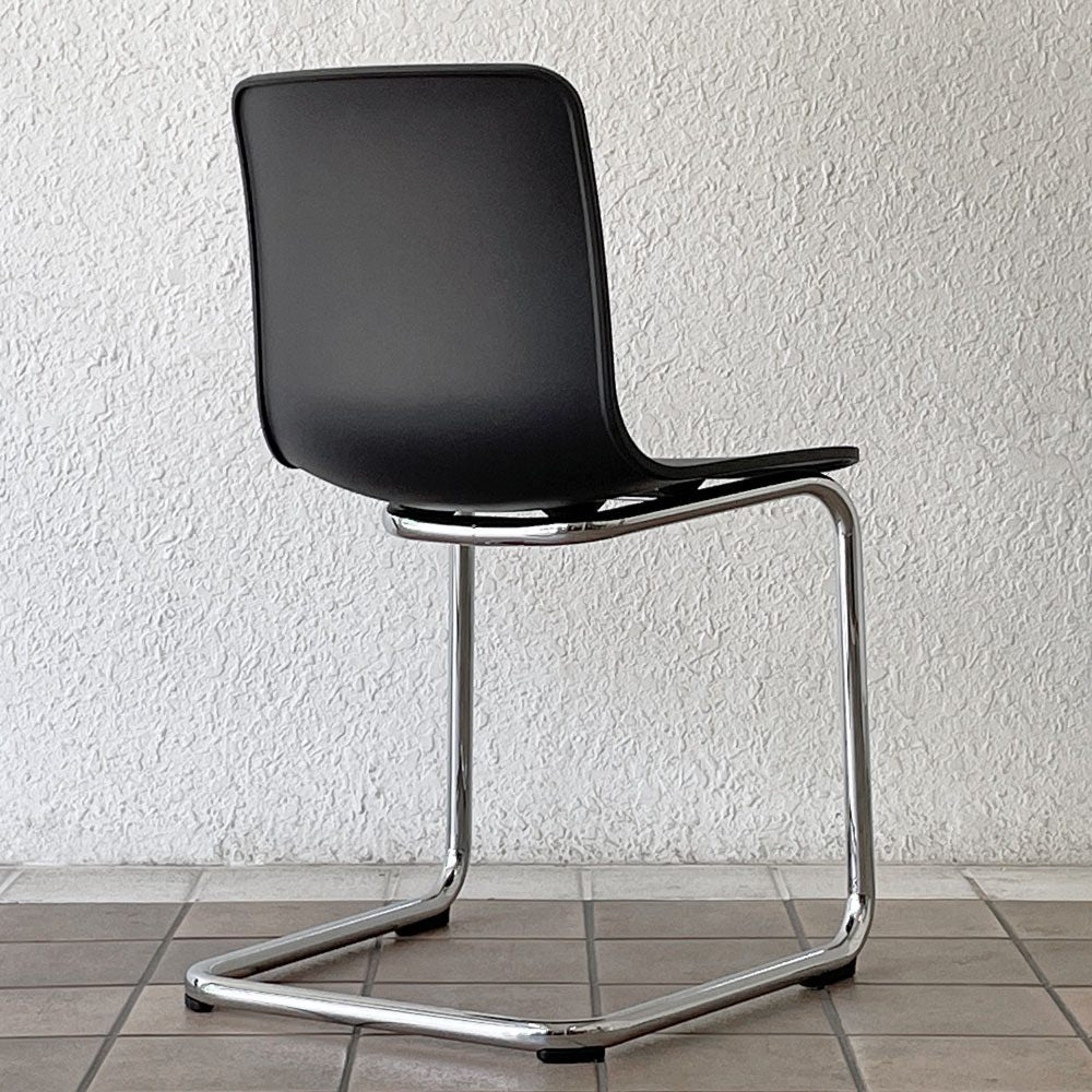 ヴィトラ Vitra ハル RE キャンチレバー HAL RE CANTILEVER ダイニングチェア ブラック ジャスパー モリソン 定価66,000円 B ◇