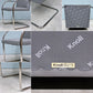 ノル knoll ブルーノ アームチェア チューブラー Brno Arm Chair Tubular ミースファンデルローエ カンチレバー グレー 合成皮革張り ◎
