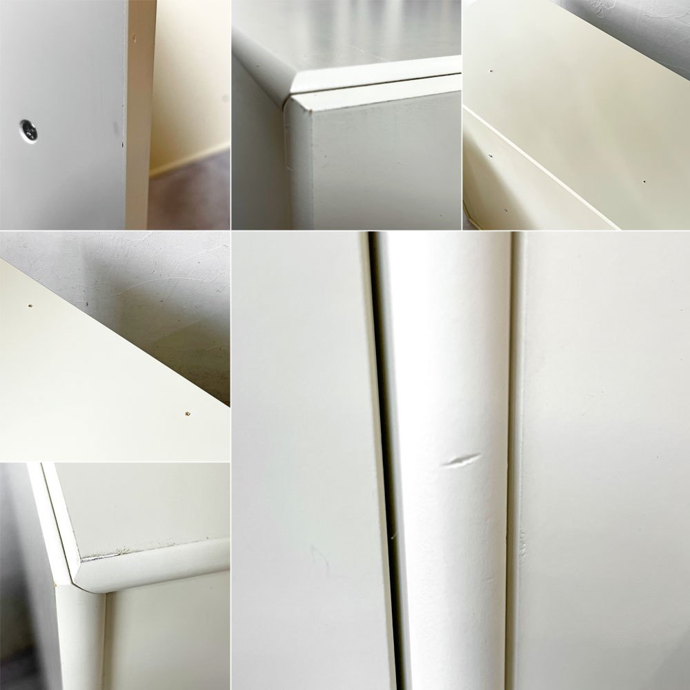 モンタナ MONTANA システムシェルフユニット SYSTEM SHELF UNIT 3ユニット アイボリー アジャスター付き キャビネット 木製扉＆ラック＆ベース デンマーク 北欧モダン ★