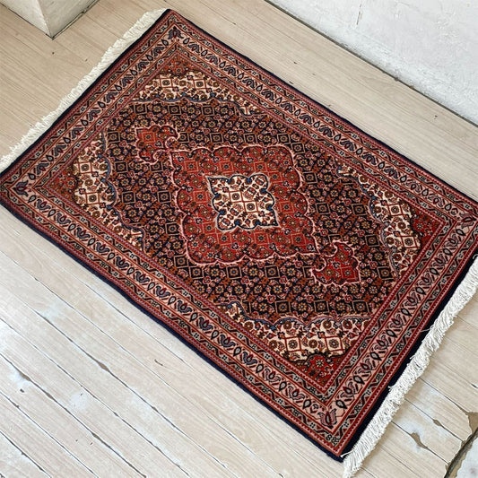タブリーズ Tabriz マララン Maralan ペルシャ絨毯 ラグ カーペット 90×62cm ウール100％ タグ付 イラン ★
