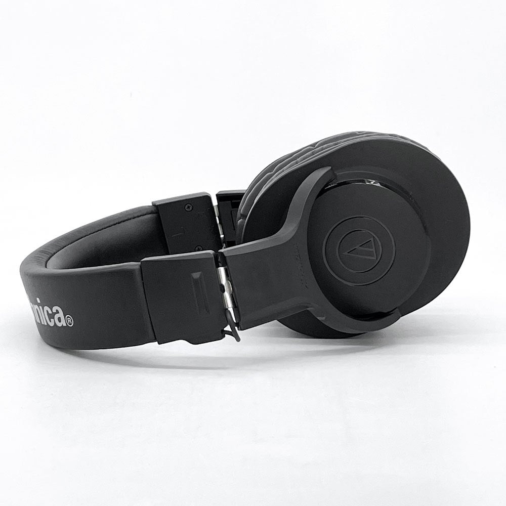 オーディオテクニカ audio-technica ヘッドフォン ATH-N20x ブラック レザーパッド 伸縮アーム ●