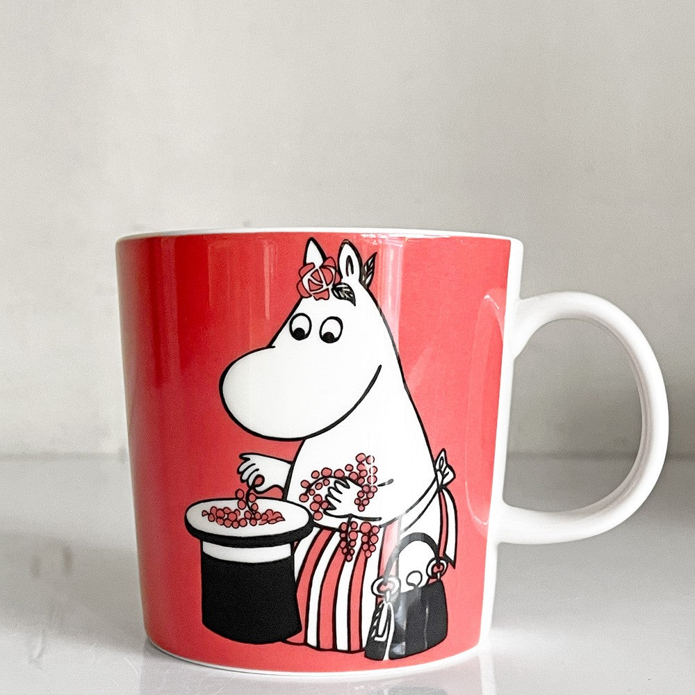 アラビア ARABIA ムーミンマグ MOOMIN ムーミンママ レッド 1999-2013年 廃番 フィンランド 北欧食器 ■