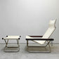 ニーチェア エックス NY chair X フォールディングチェア＋オットマン ロッキングチェア 折り畳み MoMA 新居猛 ●