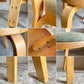 アルテック artek チェア66 CHAIR66 ダイニングチェア ナチュラルラッカー バーチ材 ファブリックシート アルヴァ・アアルト フィンランド 北欧家具 ビンテージ B ■