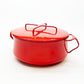ダンスク DANSK コベンスタイル koben style ホーロー 両手鍋 Φ23cm レッド 琺瑯 イェンス・クイストゴー Jens Quistgaard  ビンテージ デンマーク製 ★