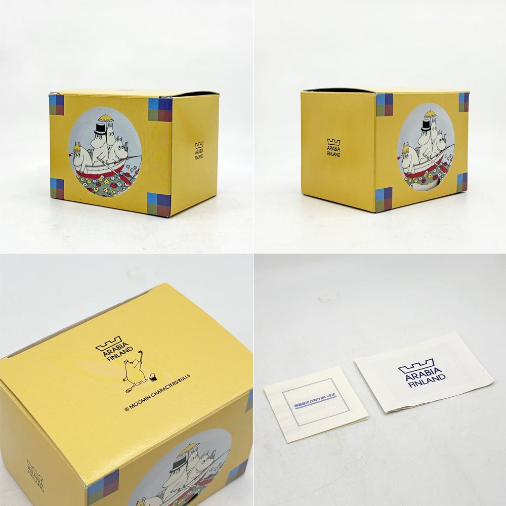 アラビア ARABIA ムーミン MOOMIN マグ カップ クリスマス グリーティング 1997-2002年 限定 フィンランド 北欧食器 箱付き 希少 ●