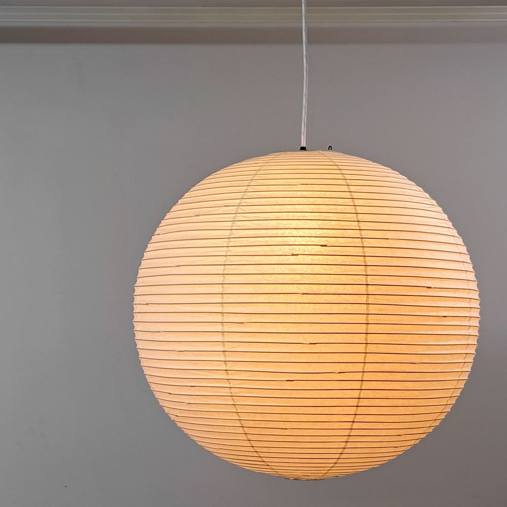 イサムノグチ Isamu Noguchi アカリ AKARI 55A オゼキ ペンダントライト 和紙 直径55cm COD-4 ソケットコード付き 名作照明 ミッドセンチュリー 美品 箱付き ●