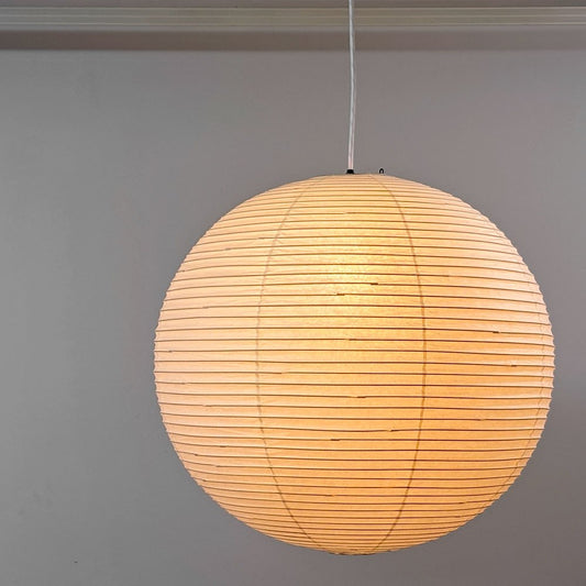 イサムノグチ Isamu Noguchi アカリ AKARI 55A オゼキ ペンダントライト 和紙 直径55cm COD-4 ソケットコード付き 名作照明 ミッドセンチュリー 美品 箱付き ●
