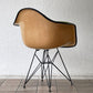 ハーマンミラー Herman Miller アームシェルチェア セカンド 2nd アプホルスター エンボスレス エッフェルベース 張り替え済み イームズ ◇