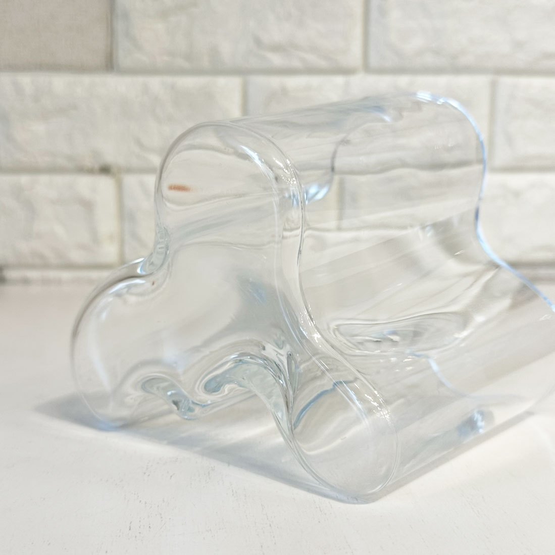 イッタラ iittala アルヴァ・アアルトコレクション Alvar Aalto Collection ベース H120mm クリア 北欧雑貨 ◎