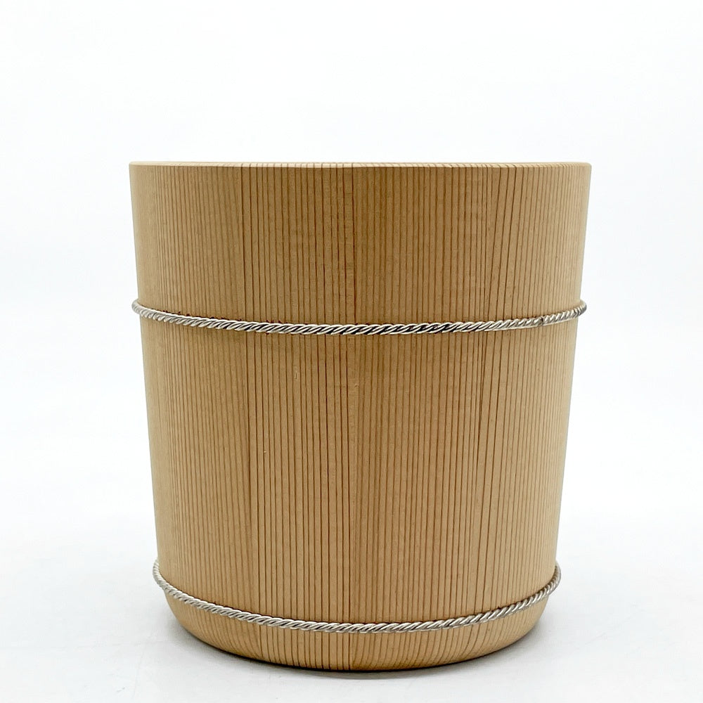 桶屋 近藤 Okeya Kondo 酒器 吉野杉 9.5cm 京都 伝統工芸品 近藤太一 箱付き 美品 ●