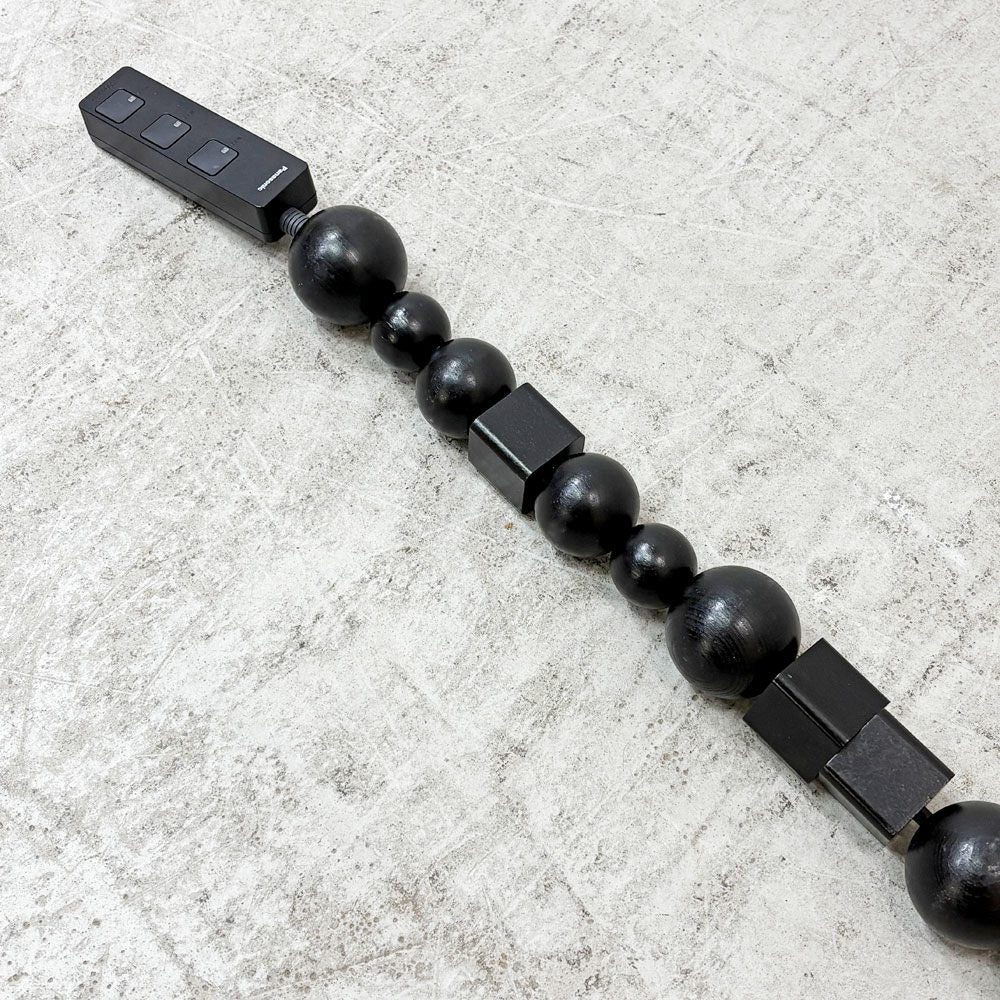 ブレス BLESS ケーブルジュエリーマルチプラグ CABLE JEWELRY MULTIPLUG 配線コード 延長コード WOODEN ELEMENTS 3口 140cm ブラック ●