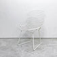 ノル Knoll 420 サイドチェア ワイヤーチェア ホワイト ハリー・ベルトイア Harry Bertoia ミッドセンチュリー ビンテージ 名作椅子 ●