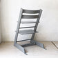 ストッケ STOKKE トリップトラップ TRIPP TRAPP ストームグレー ベビーチェア キッズチェア S/N4～ 延長グライダー付 ★