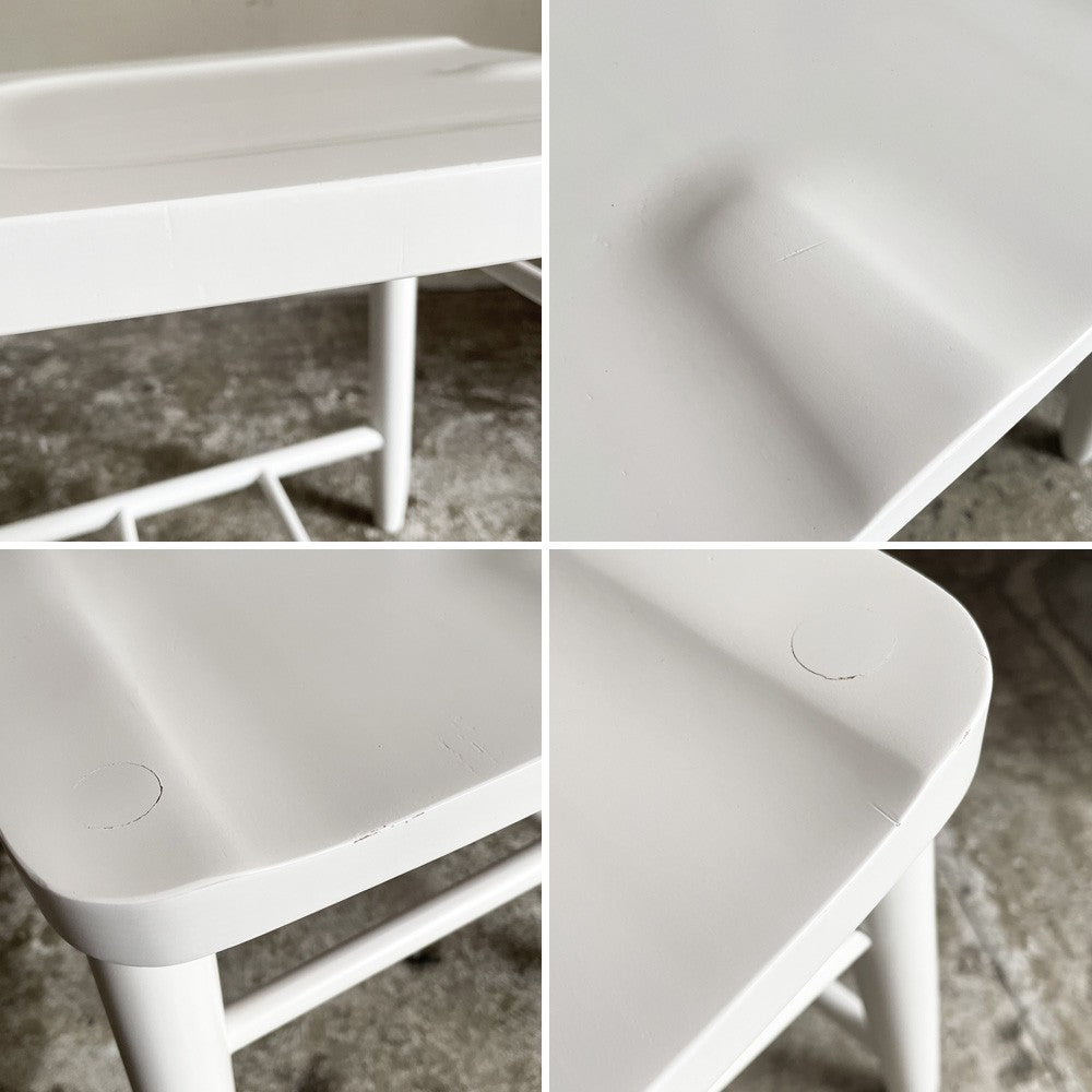 シボネ CIBONE チャーチチェア Chur Chair ホワイトペイント 木製 H84cm ジャモアソシエイツ Jamo Associates モダンデザイン ■