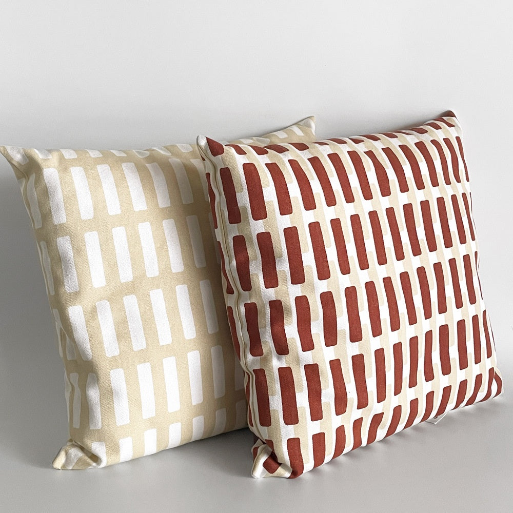 アルテック artek シエナ クッションカバー Siena Cushion Cover ブリック × サンド シャドー インナークッション付 W40×D40 北欧雑貨 デンマーク ■