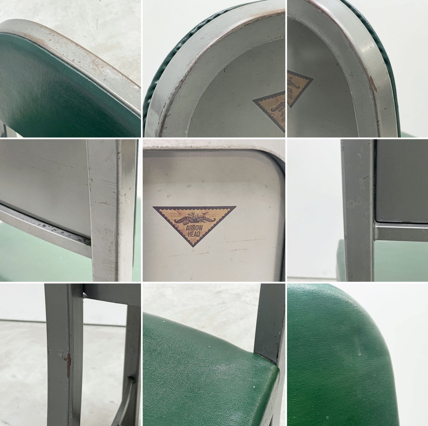 ハータースチールチェア HARTER STEEL CHAIR メタルチェア ダイニングチェア USビンテージ インダストリアルデザイン ミッドセンチュリー 米国 ●