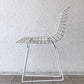 ノル Knoll 420 サイドチェア ワイヤーチェア ホワイト ハリー・ベルトイア Harry Bertoia ミッドセンチュリー 名作椅子 ◇