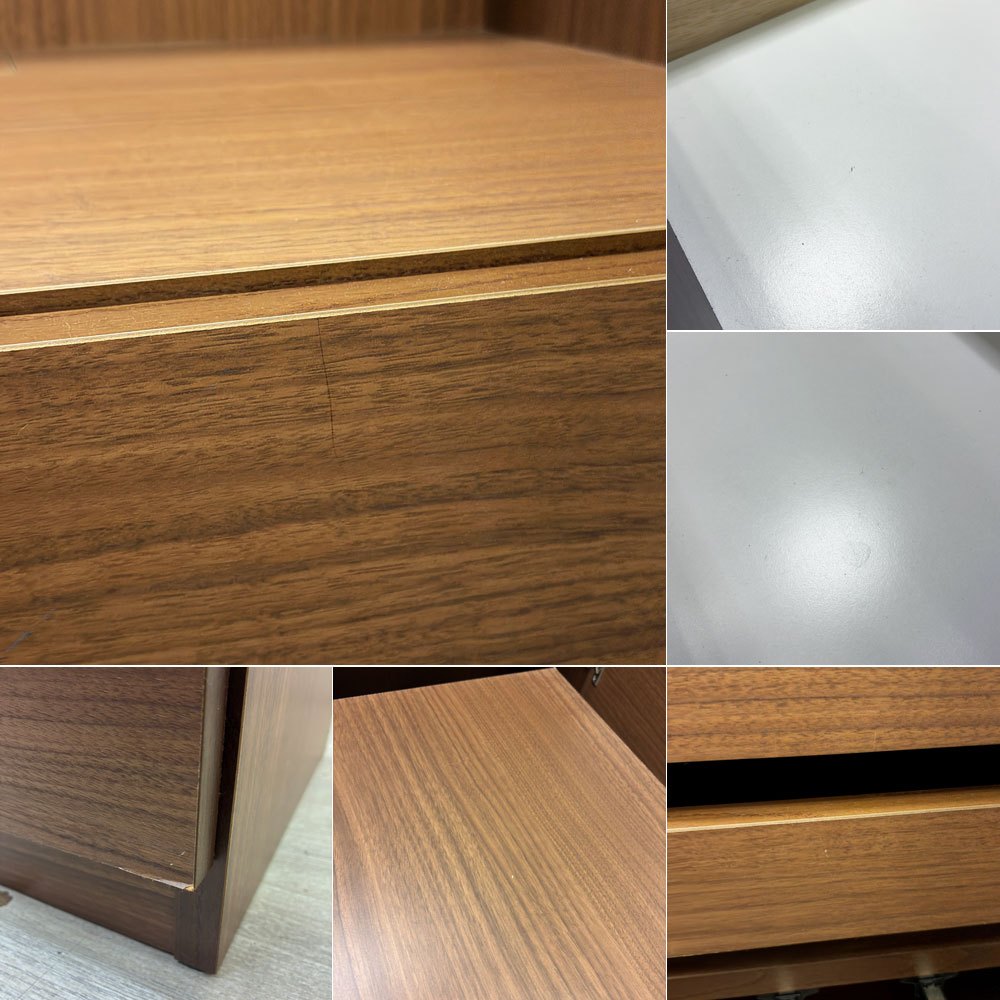 収納棚 本棚 ランドセルラック 学習机 ライティングデスク PCデスク 子供部屋 スライドレール収納 配線孔2口 ●