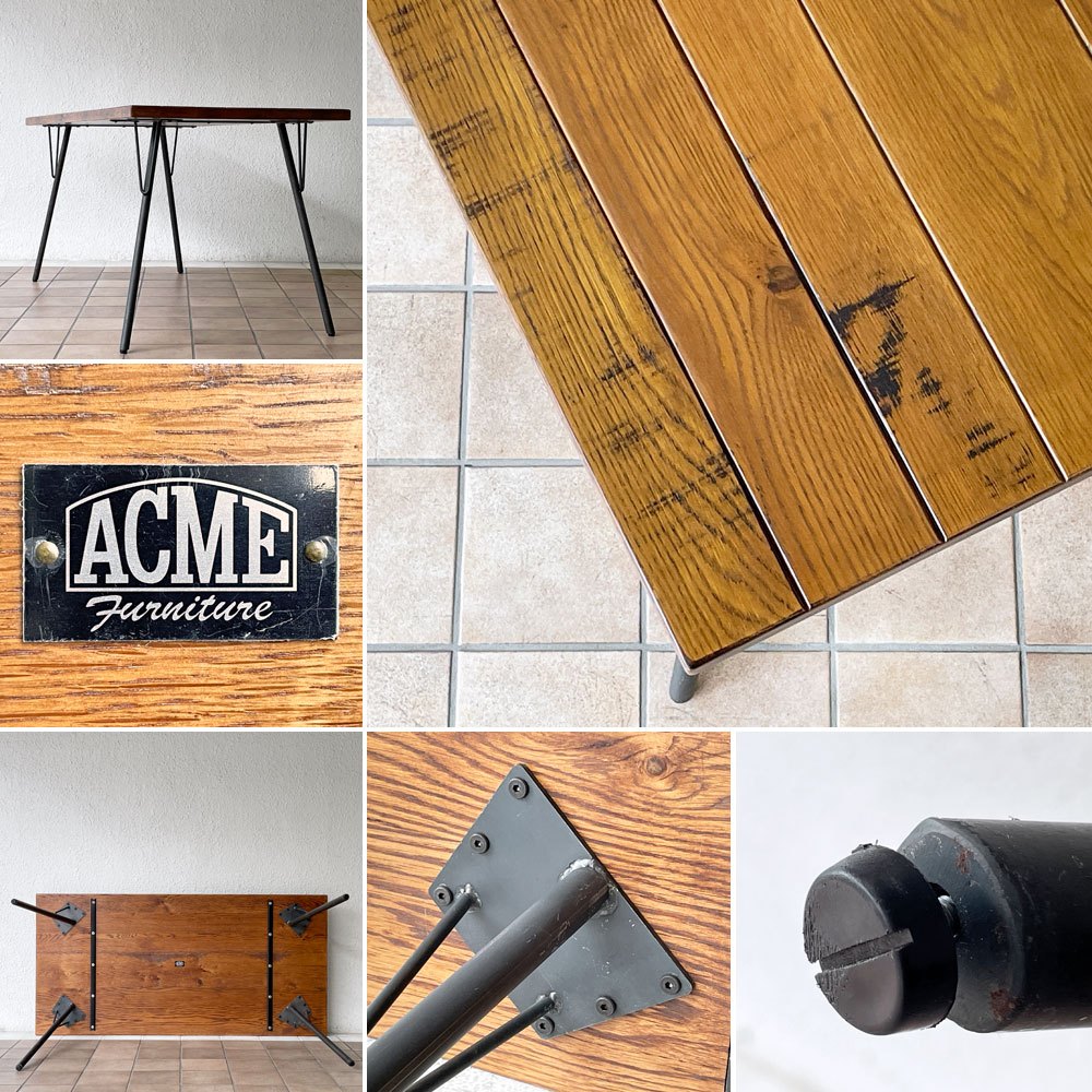 アクメファニチャー ACME Furniture グランビュー ダイニングテーブル GRANDVIEW DINING TABLE オーク無垢材 W150cm 廃番 ◇