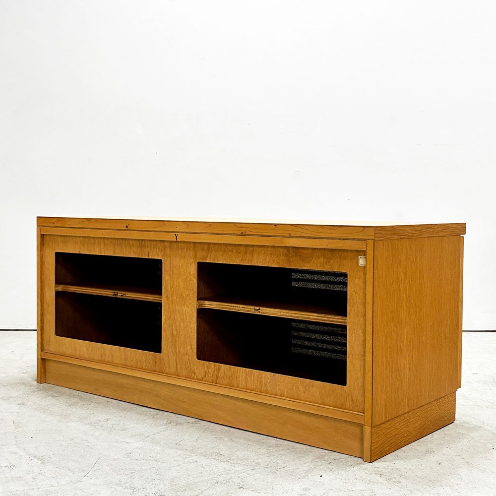 カンディハウス CONDE HOUSE アム am エスポワ システムファニチャー テレビボード ローボード オーク材 メッシュ W112cm ●
