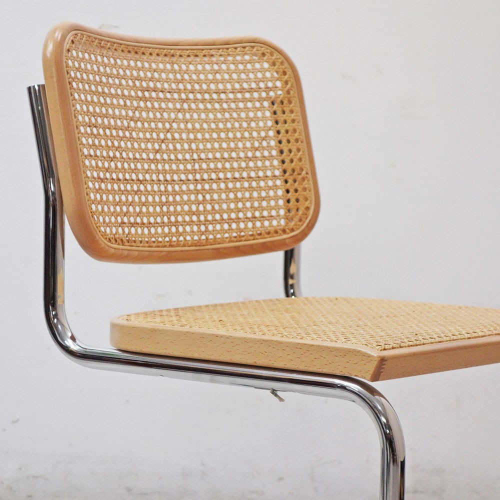 ノルスタジオ Knoll Studio ノール ブロイヤーコレクション Breuer Collection チェスカチェア CESCA CHAIR アームレス マルセル・ブロイヤー 美品 ●