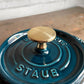 ストウブ STAUB ピコ ココット ラウンド 両手鍋 ラメール 14cm 鋳物 キャセロール ガス オーブン IH対応 フランス 把手付属 ♪