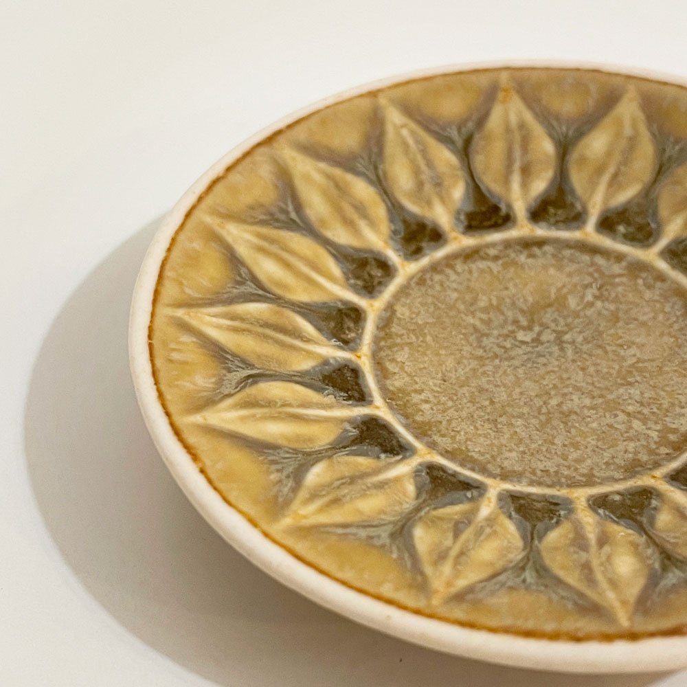 クロニーデン KRONJYDEN レリーフ Relief 豆皿 7.5cm イェンス クイストゴー デンマーク 北欧食器 ◎