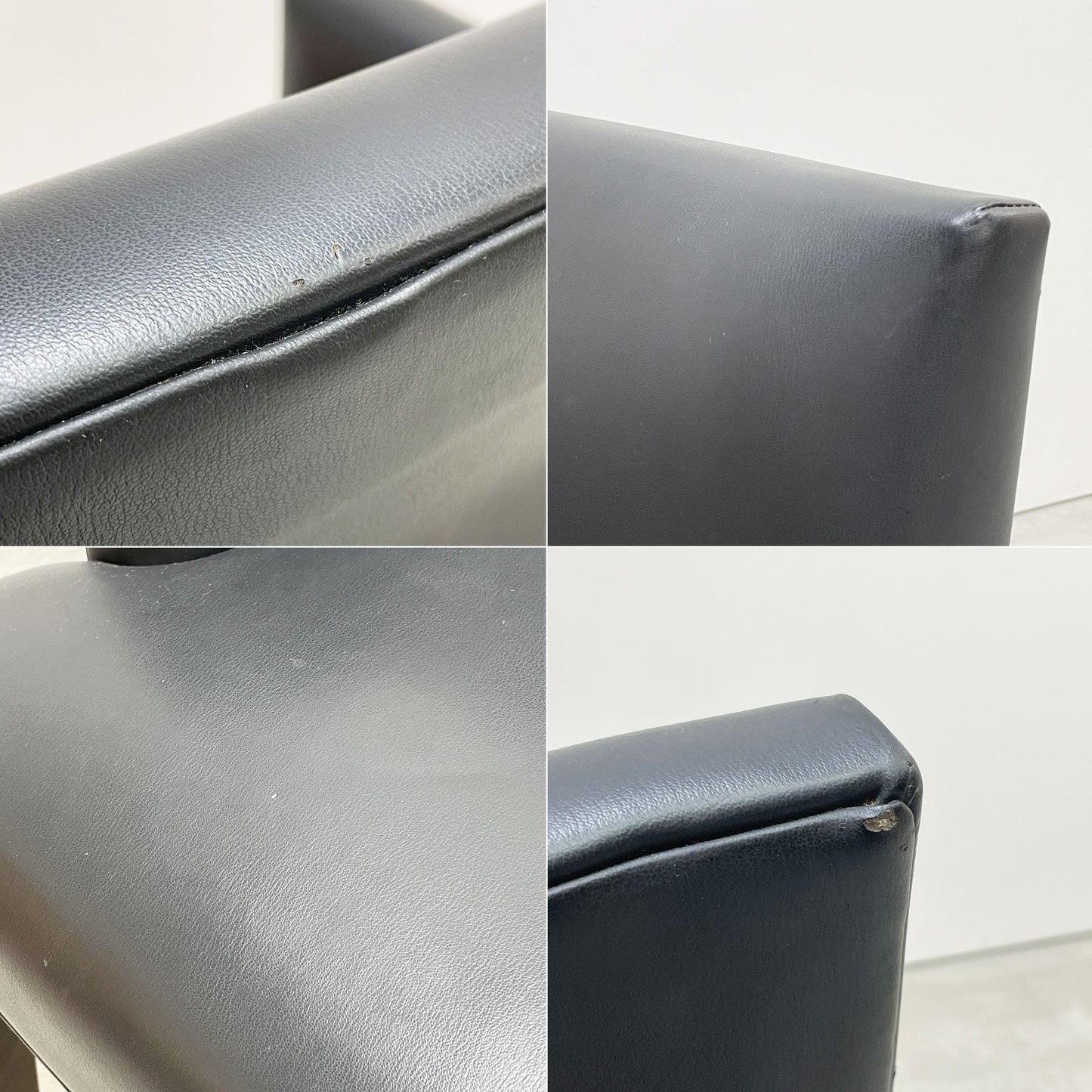 コンプレックス COMPLEX チェアマン アームチェア Chairman Armchair ブラック PVCレザー モダンデザイン シンプル A ●