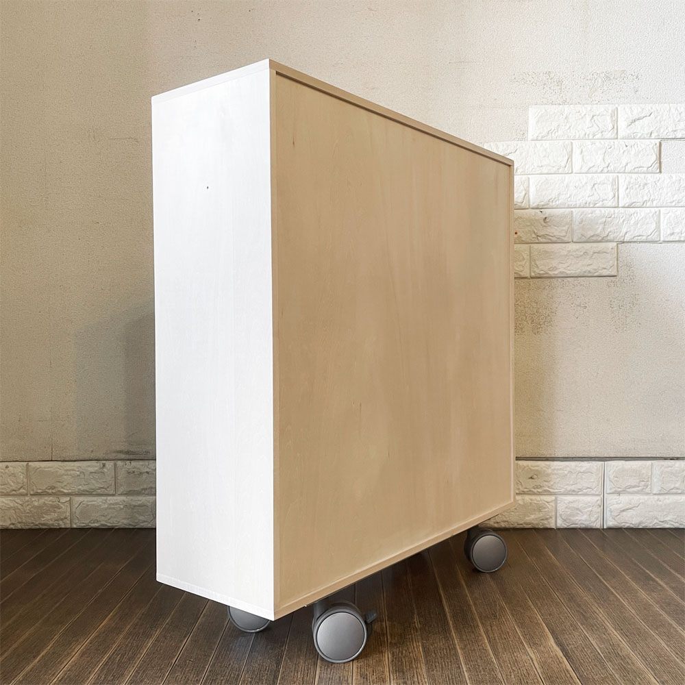 マルゲリータ margherita ストレージカート Storage Cart キャスター付き CD収納カート SC-CD CDラック 4列4段 16コマ W70cm 定価￥39,380- ◎
