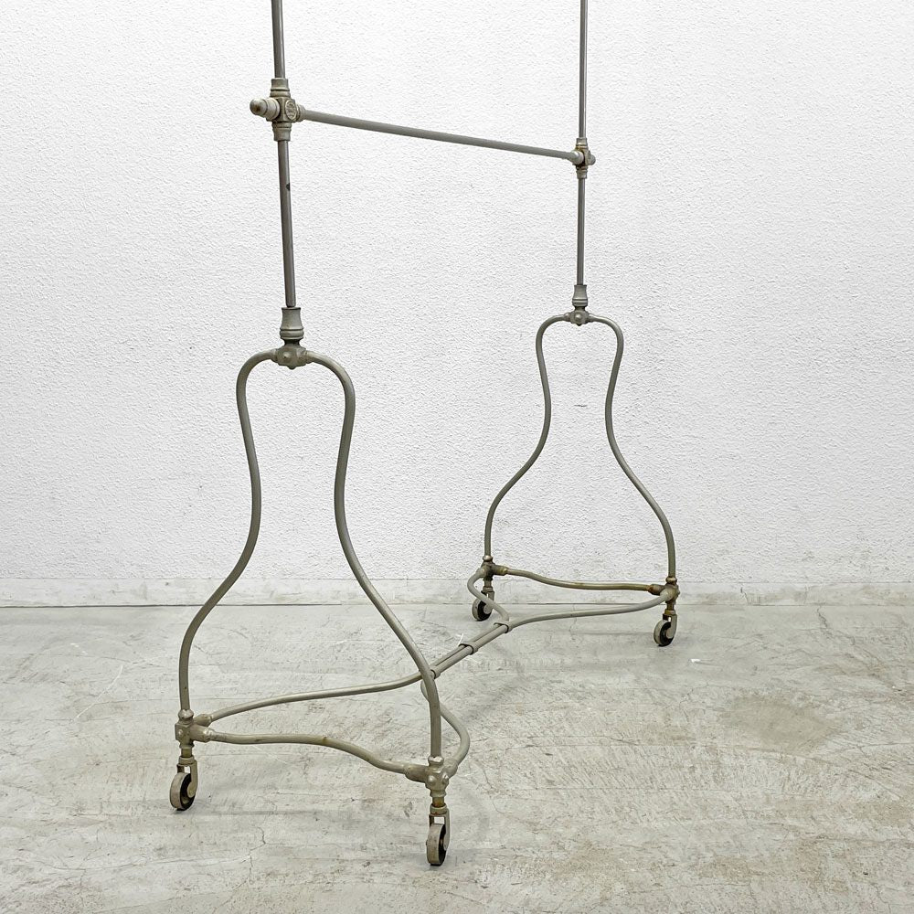 P.Lauzur paris ハンガーラック 2段 W135xH200cm アイアン 鋳鉄 フランス ビンテージ 1900年代初頭 アールヌーボー 〓