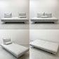 リーンロゼ ligne roset ロゼプラド ROSETPRADO 2pソファ 背クッション2個＋ボルスター1個 W200cm グレー ファブリック クリスチャン・ウェルネール フランス ●