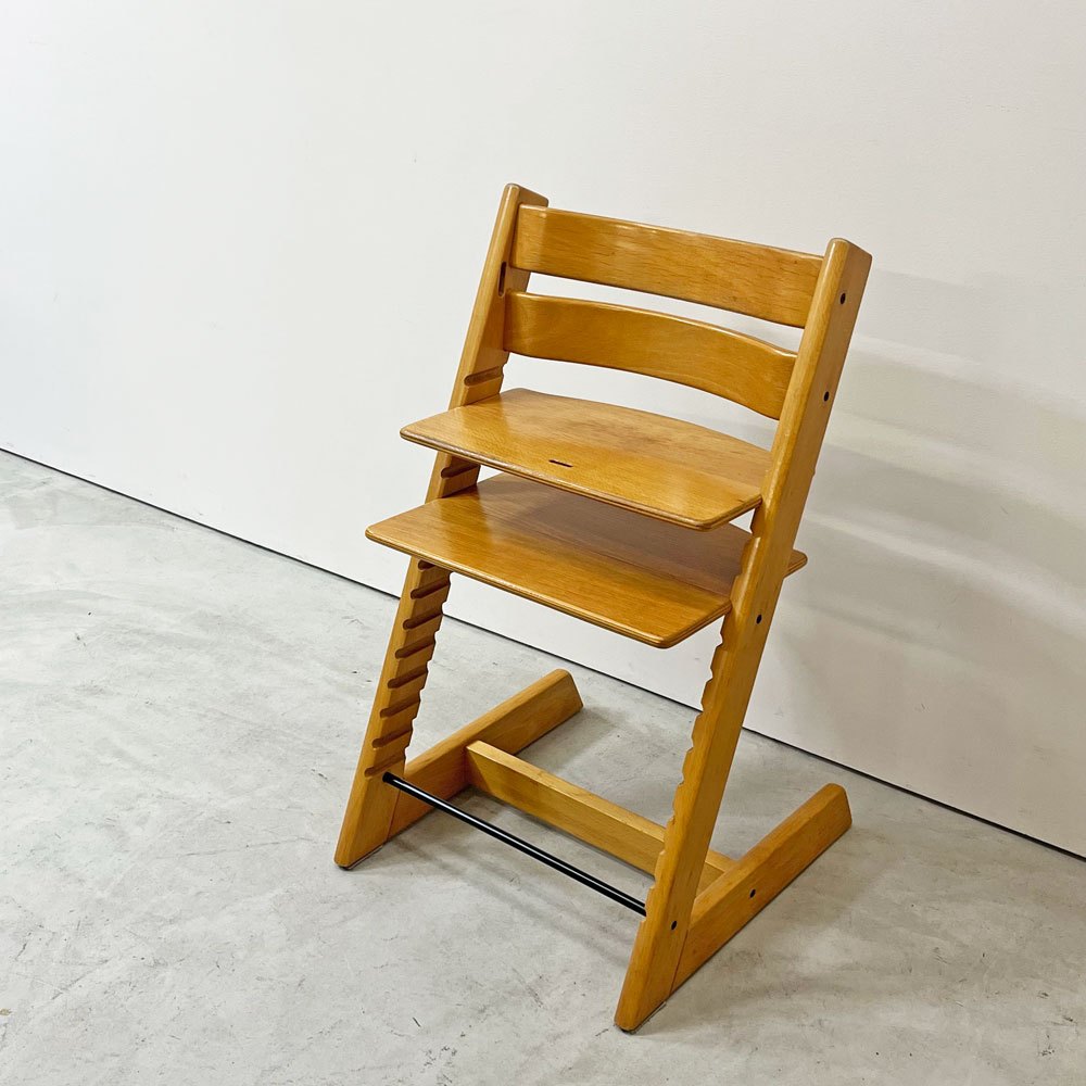 ストッケ STOKKE トリップトラップ TRIPP TRAPP ベビーチェア キッズチェア S/N無し ノルウェー 北欧家具 ナチュラル ●