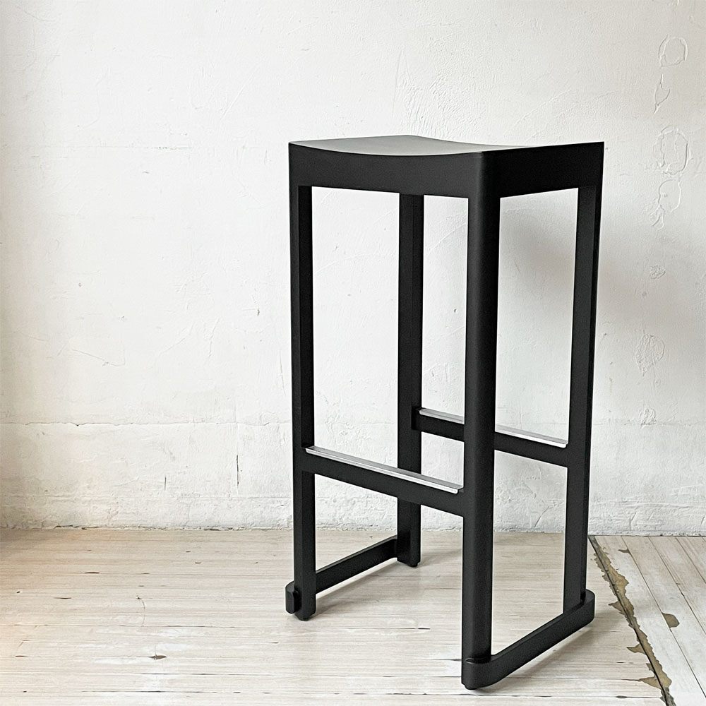 アルテック artek アトリエ バースツール Atelier Bar Stool H75cm ビーチ材 ブラックラッカー仕上げ タフ スタジオ TAF Studio スウェーデン 北欧家具 A ★