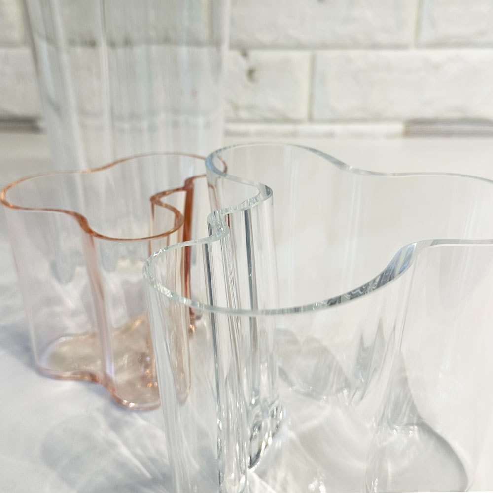 イッタラ iittala アルヴァ・アアルトコレクション Alvar Aalto Collection ベース H120mm クリア 北欧雑貨 ◎