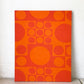 イノベーション INNOVATION ジオメトリ Geometri ファブリックパネル 91x73ｃｍ ヴェルナー・パントン Verner Panton ★