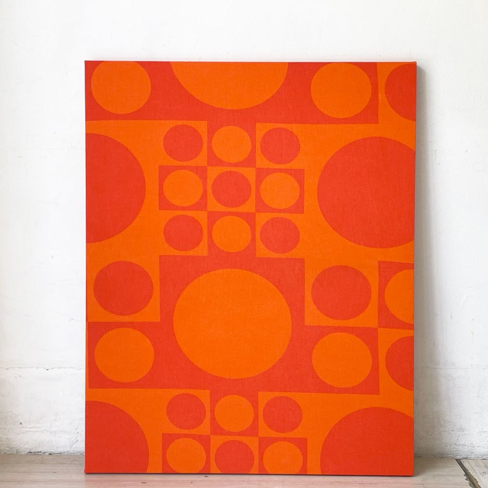 イノベーション INNOVATION ジオメトリ Geometri ファブリックパネル 91x73ｃｍ ヴェルナー・パントン Verner Panton ★