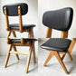 ドアーズリビングプロダクツ DOORS LIVING PRODUCTS ボシー BOTHY Mountain Leg Chair ダイニングチェア PVCレザー オーク無垢材 コンパスレッグ A ★