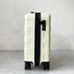 無印良品 MUJI ハードキャリーケース 20L ホワイト キャスターロック 機内持込可 鍵欠損 シンプルデザイン★