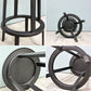 ヘイ HAY リボルバー バースツール ハイ REVOLVER BAR STOOL HIGH H76cm ブラック 回転式座面 レオン・ランズメイヤー デンマーク 定価￥56,100- ◎