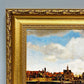 ヨハネス・フェルメール Johannes Vermeer デルフトの展望 立体複製名画 4号 額装付き ◎