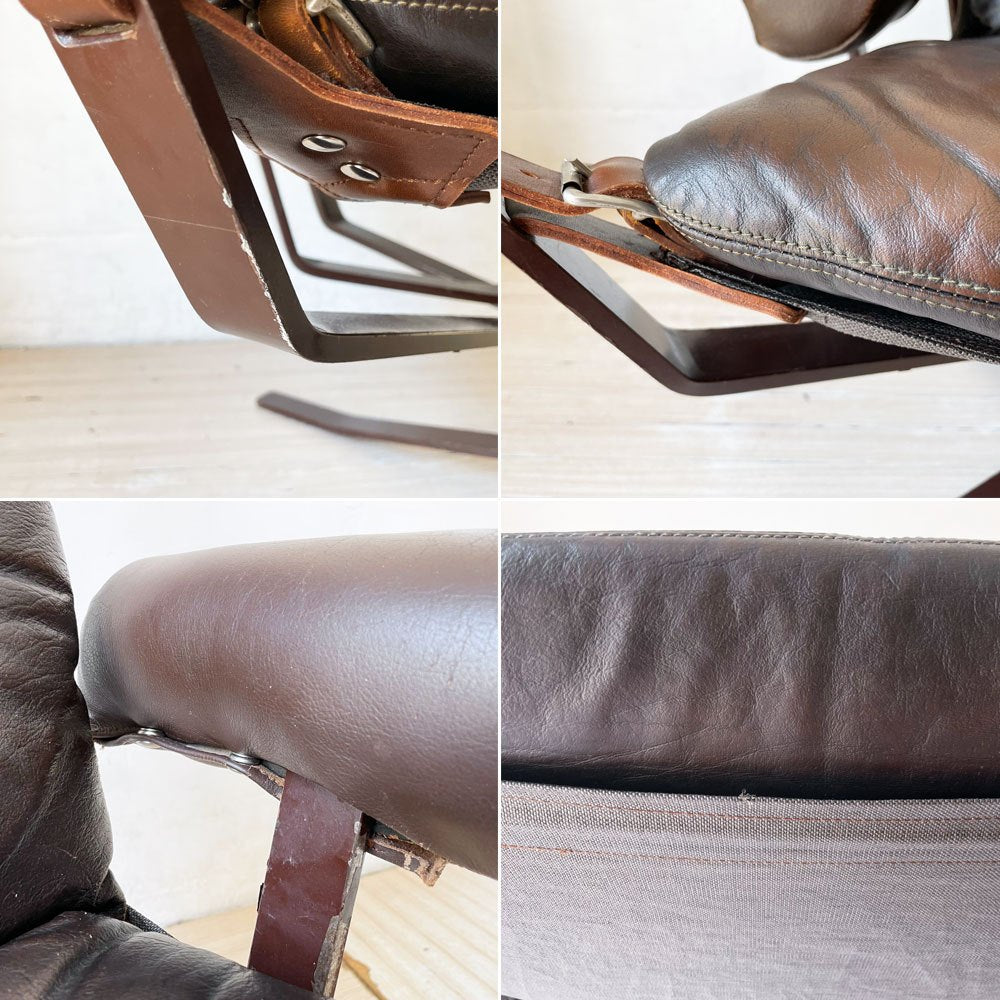 バットネ VATNE ファルコンチェア Falcon Chair ハイバック アーム付き メタルフレーム シガード・レッセル Sigurl Resell ノルウェー 希少デザイン ★